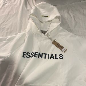 Essential white hoodie